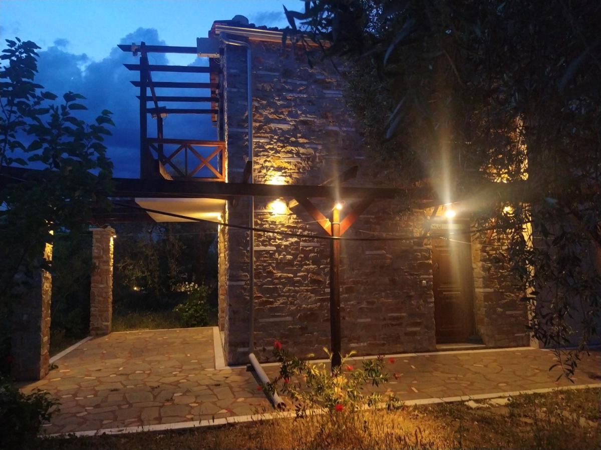 Elea Stone Houses In Organic Quiet Olive Grove, Prinos, Thassos 외부 사진