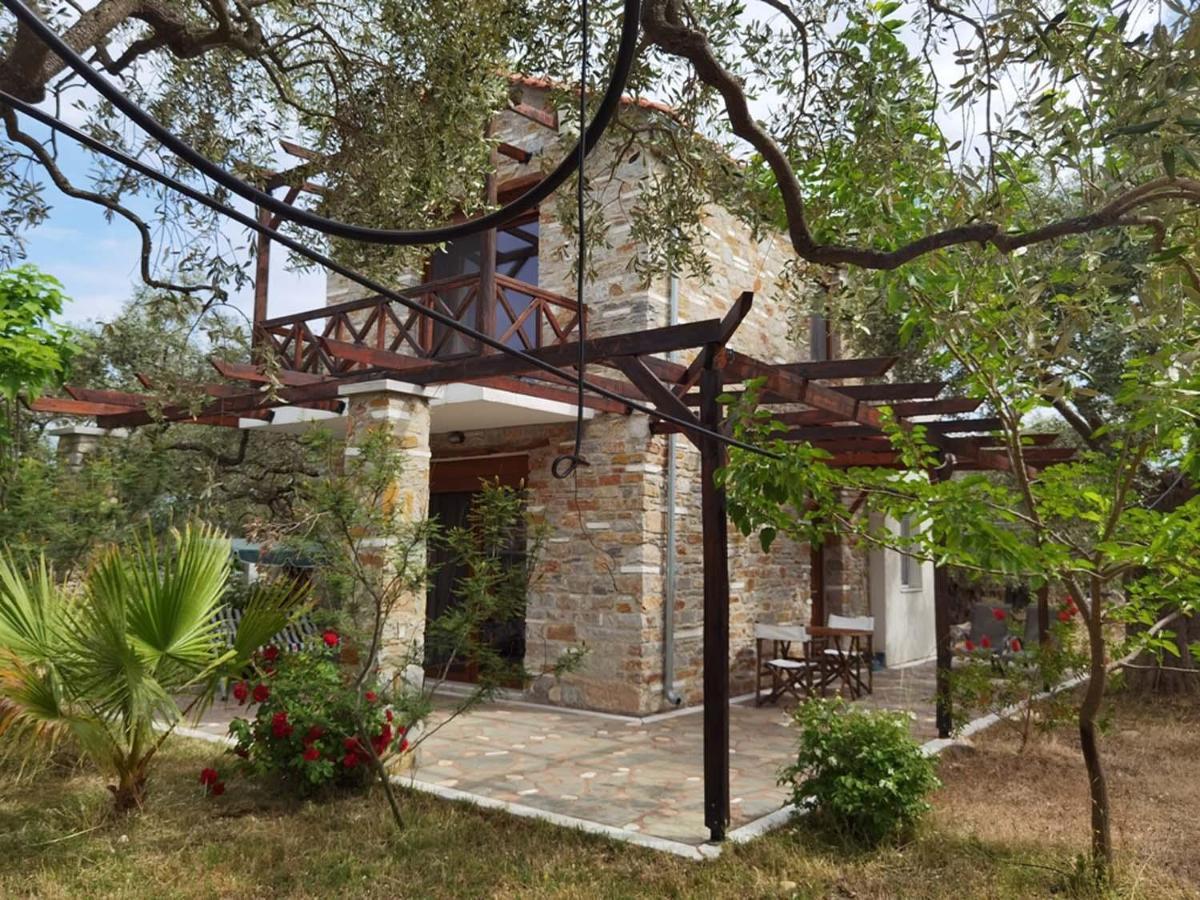 Elea Stone Houses In Organic Quiet Olive Grove, Prinos, Thassos 외부 사진