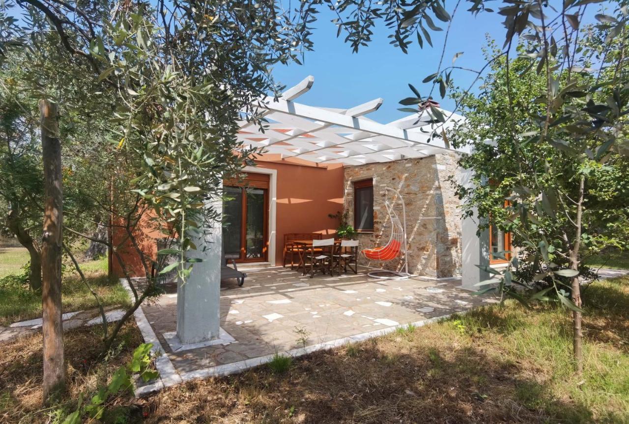 Elea Stone Houses In Organic Quiet Olive Grove, Prinos, Thassos 외부 사진