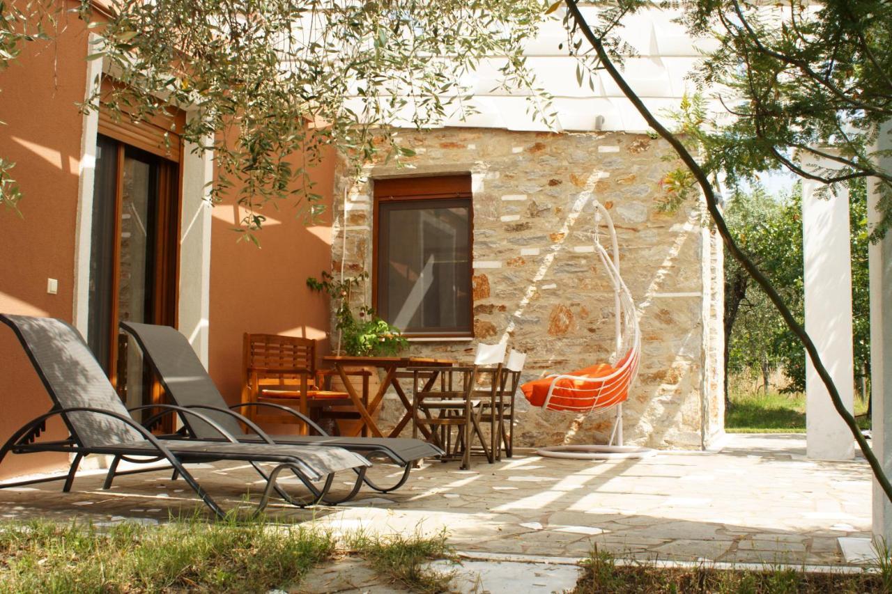 Elea Stone Houses In Organic Quiet Olive Grove, Prinos, Thassos 외부 사진