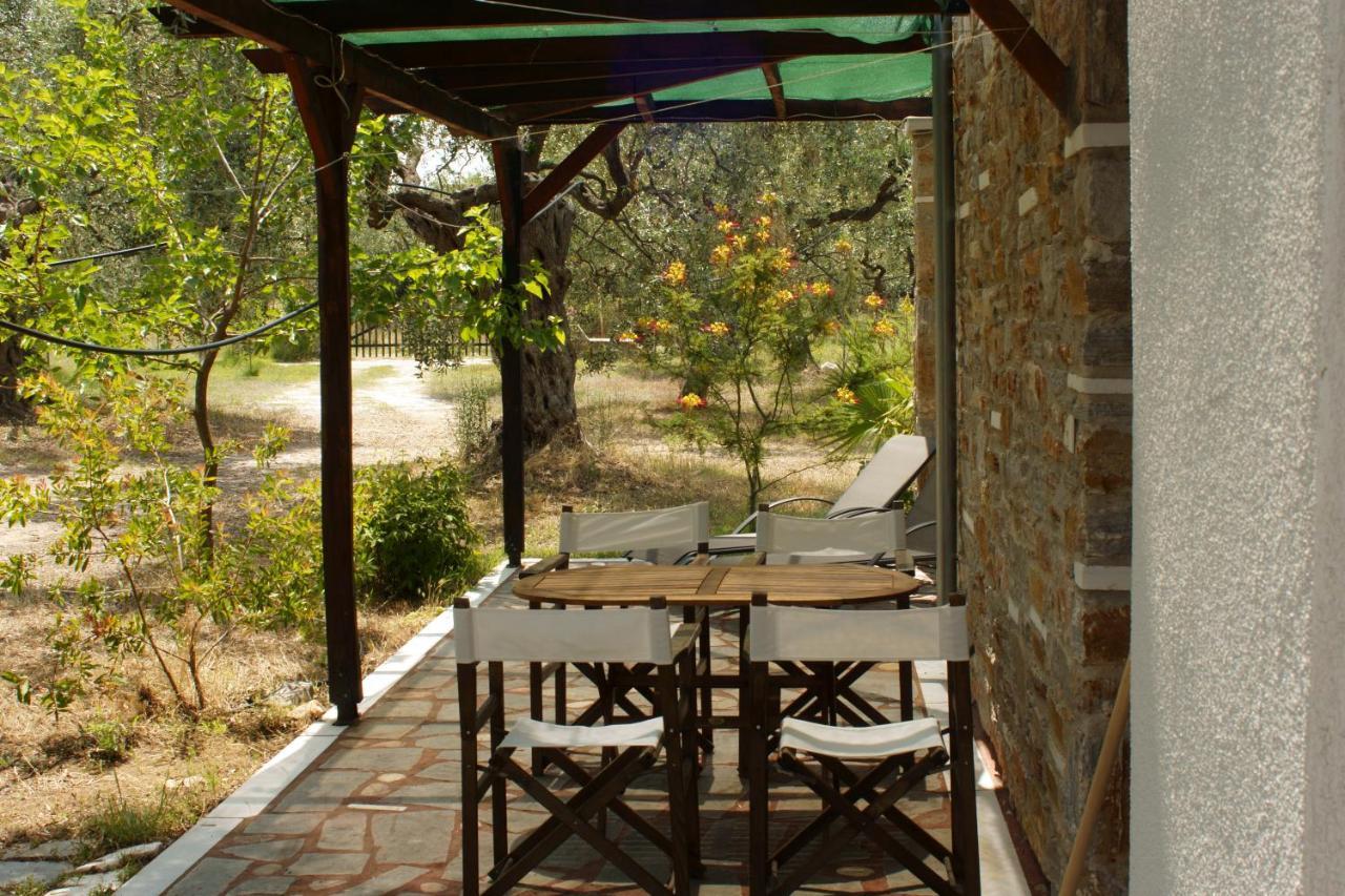 Elea Stone Houses In Organic Quiet Olive Grove, Prinos, Thassos 외부 사진