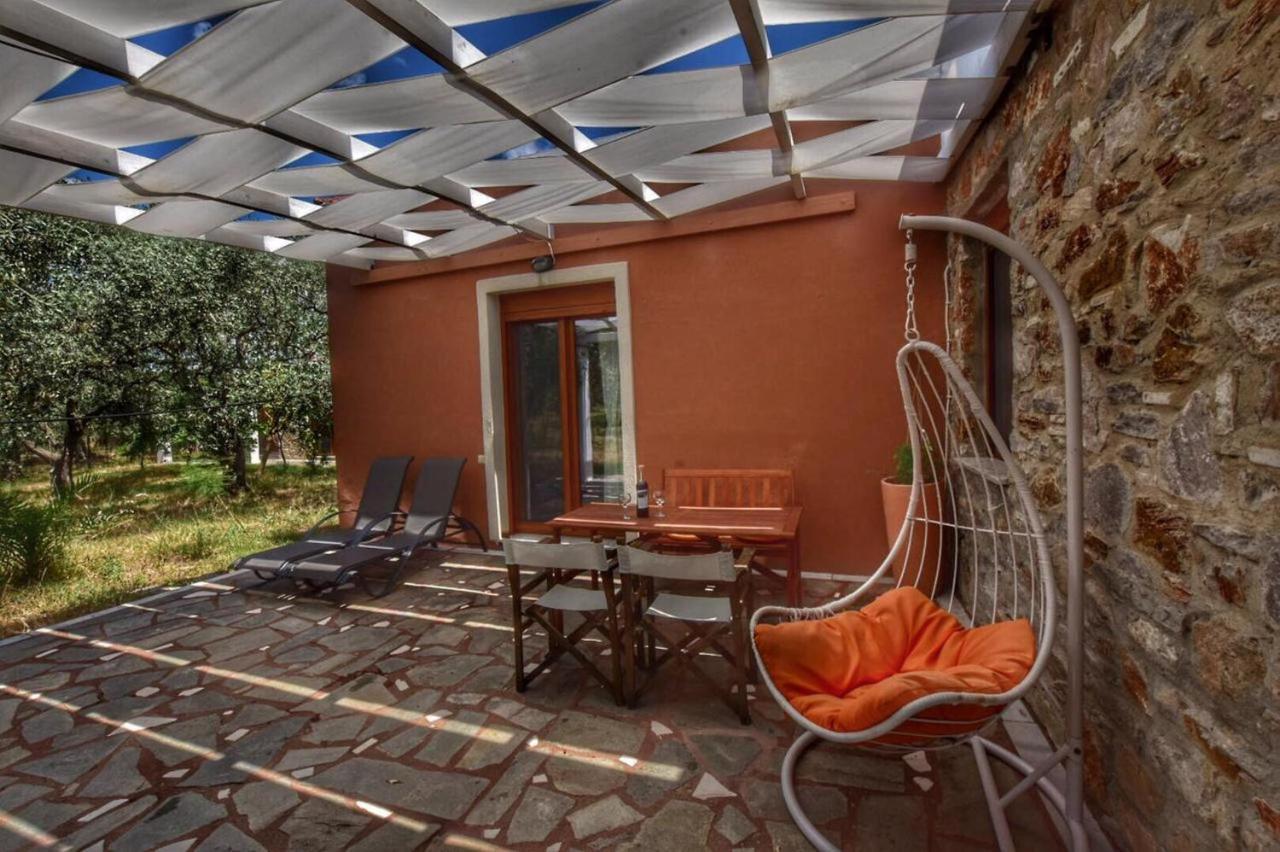 Elea Stone Houses In Organic Quiet Olive Grove, Prinos, Thassos 외부 사진
