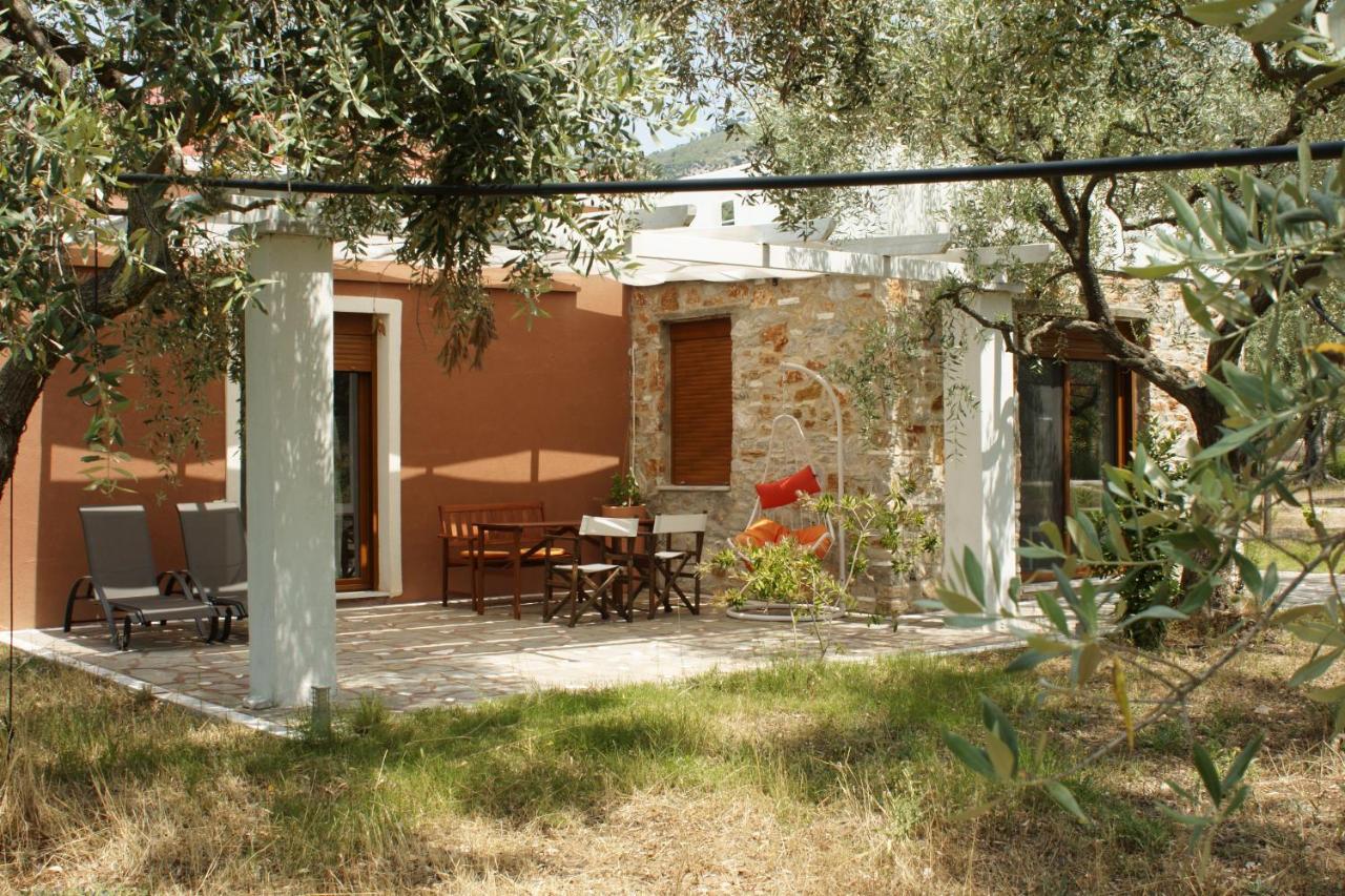 Elea Stone Houses In Organic Quiet Olive Grove, Prinos, Thassos 외부 사진