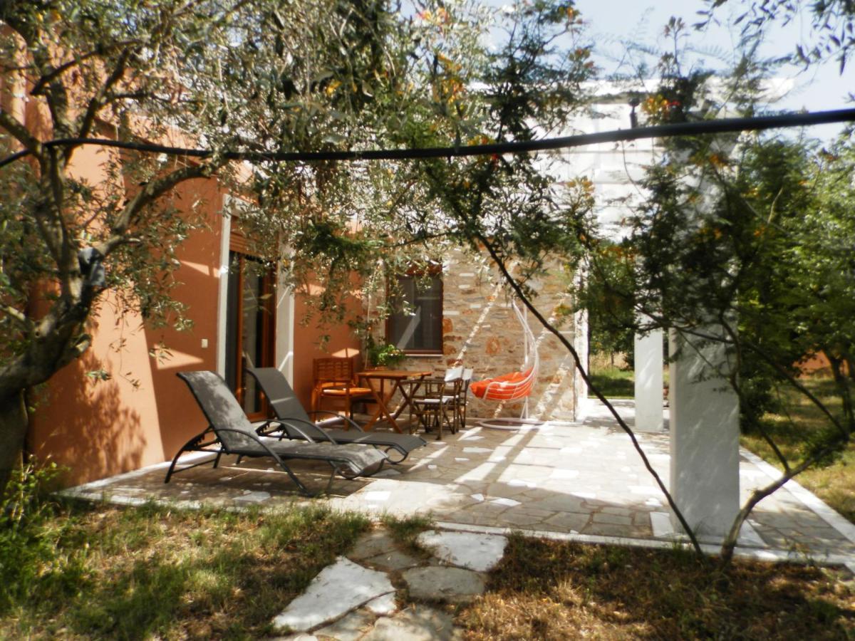 Elea Stone Houses In Organic Quiet Olive Grove, Prinos, Thassos 외부 사진