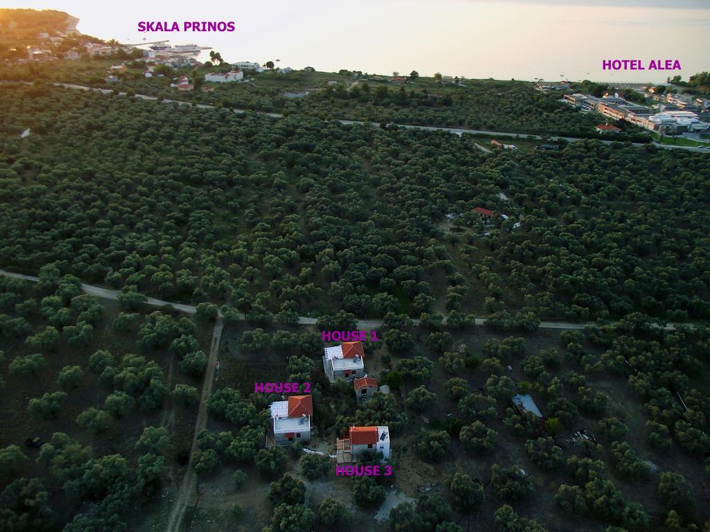 Elea Stone Houses In Organic Quiet Olive Grove, Prinos, Thassos 외부 사진