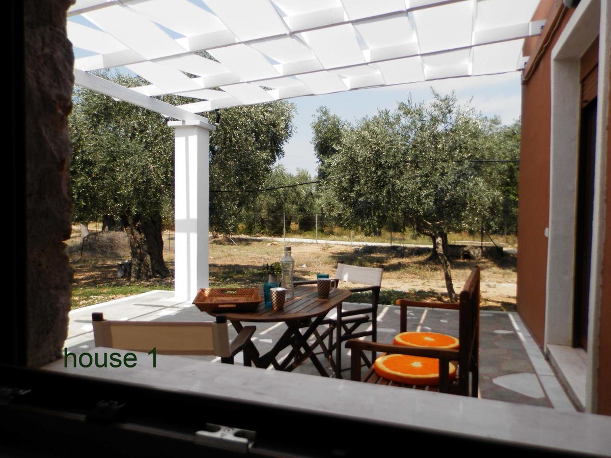 Elea Stone Houses In Organic Quiet Olive Grove, Prinos, Thassos 외부 사진