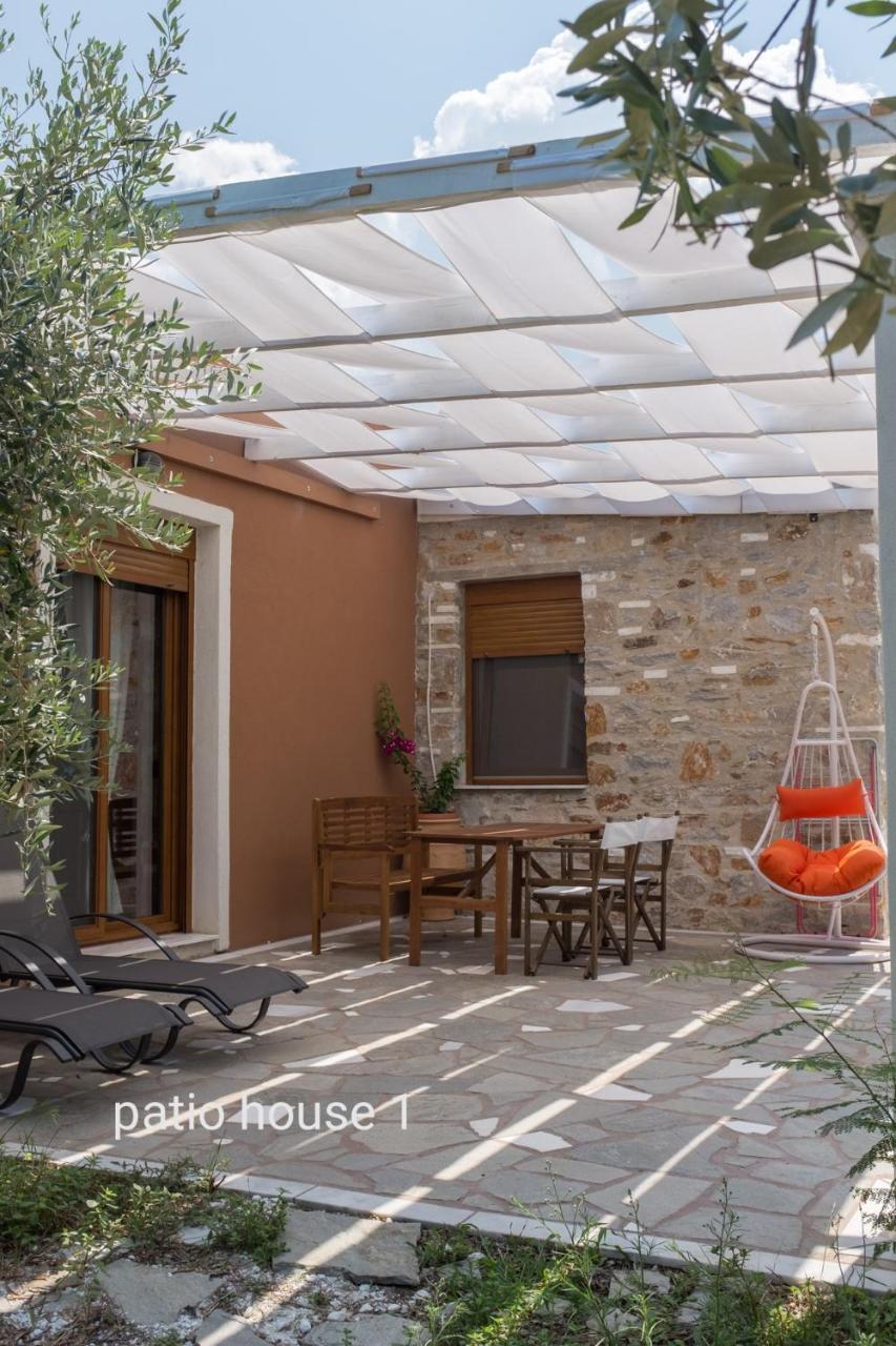 Elea Stone Houses In Organic Quiet Olive Grove, Prinos, Thassos 외부 사진